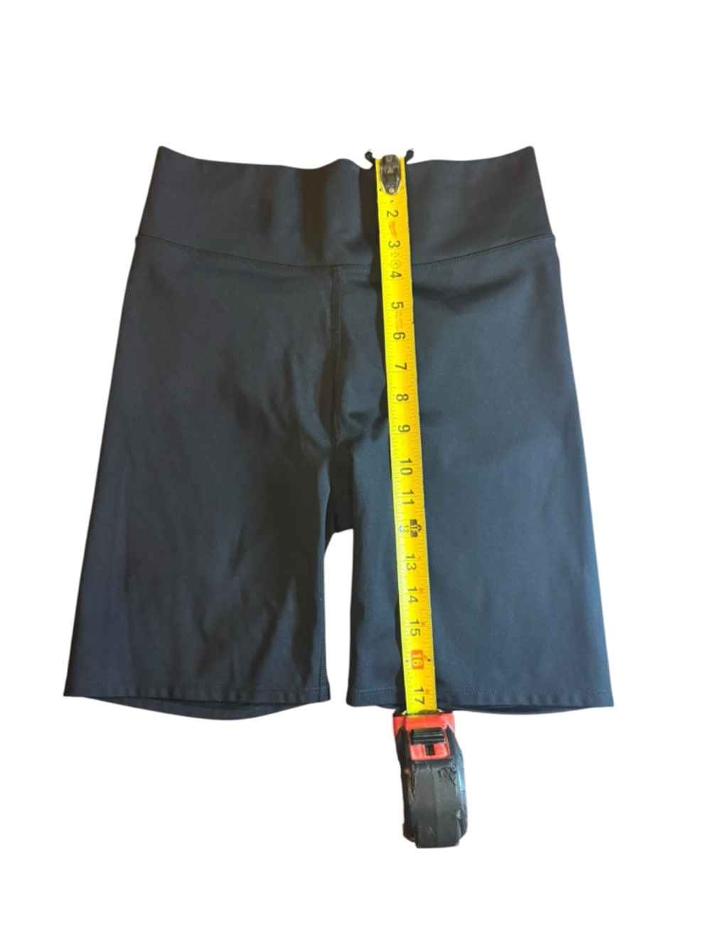 Madewell MWL Form High-Rise 7" Biker Shorts in True Black Size M - Picture 6 of 6